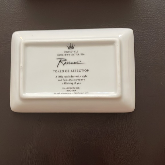 Decorative little plate with a heart - Picture 3 of 6